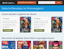Tablet Screenshot of abotraum.de